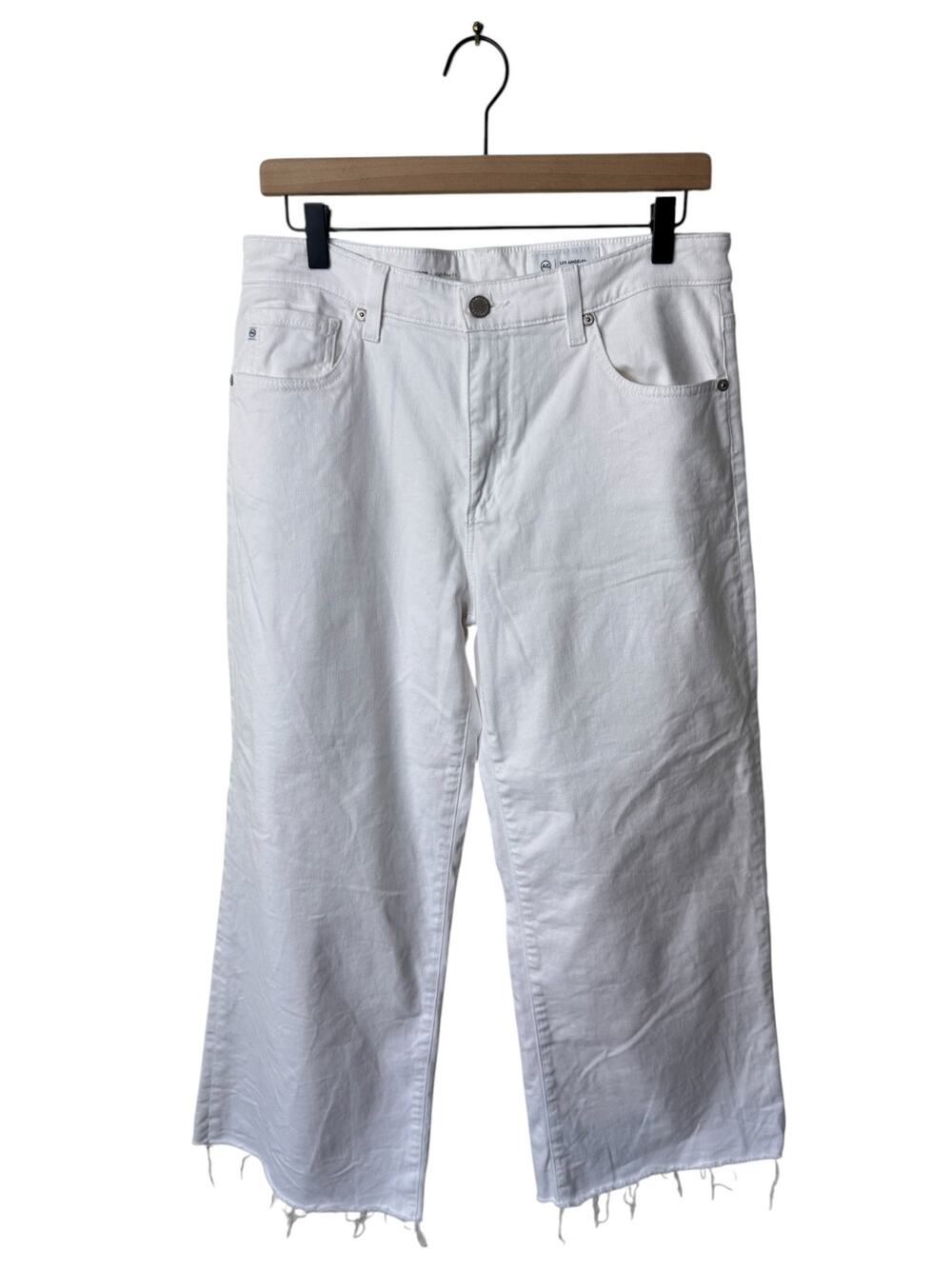 AG Saige Wide Leg Crop Jean White Size 29 SKU: HYD1D49VNMOWE
